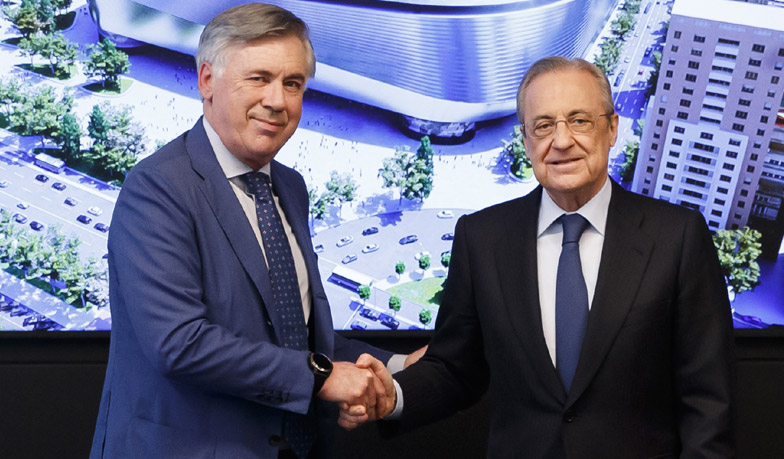 Foto: MARCA: Florentino Pérez spotkał się z Ancelottim