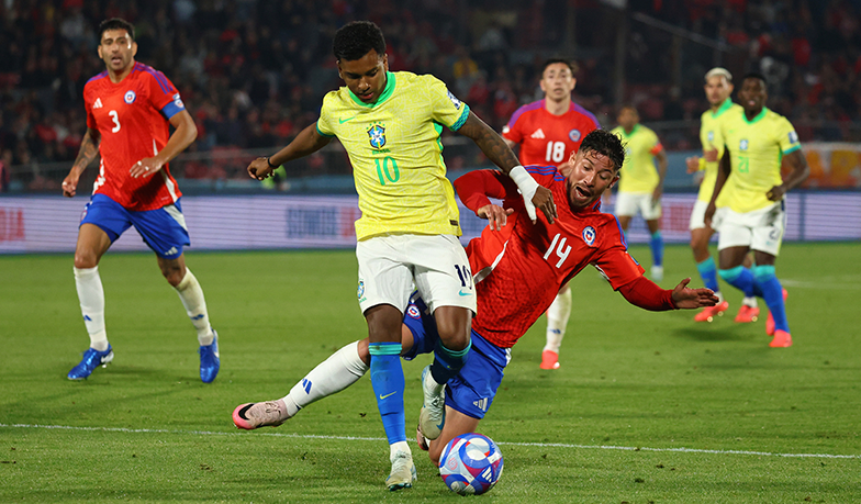 Foto: Brazylia wygrała z Chile, wystąpili Rodrygo i Endrick [VIDEO]