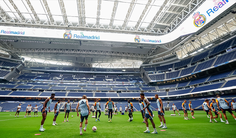 Foto: Królewscy trenowali na Santiago Bernabéu