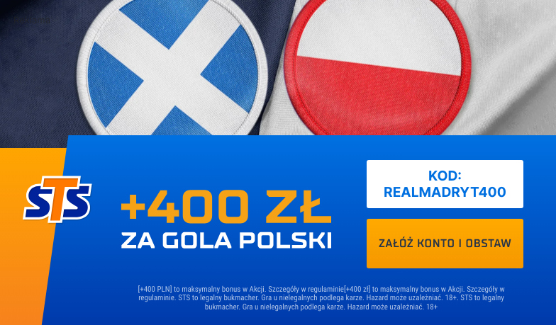 Foto: 400 zł za gola Polski ze Szkocją!