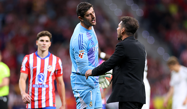 Foto: Simeone: Możemy nie zgadzać się z Courtois w pewnych kwestiach, ale jestem mu wdzięczny