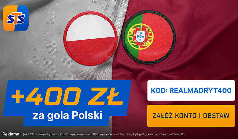 Foto: 400 zł za gola Polski z Portugalią!