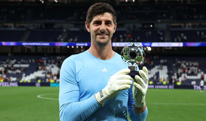 Foto: Thibaut Courtois MVP meczu ze Stuttgartem