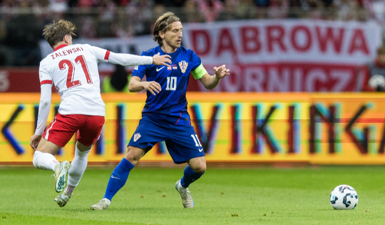 Foto: Grad bramek na Narodowym, cały mecz Modricia [VIDEO]