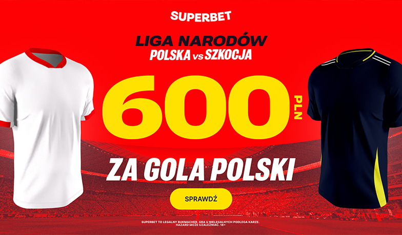 Foto: 600 zł za gola Polski ze Szkocją!